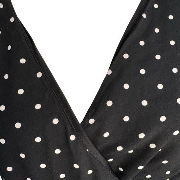 Express Polka Dot Black Dress - Picture 5 of 8